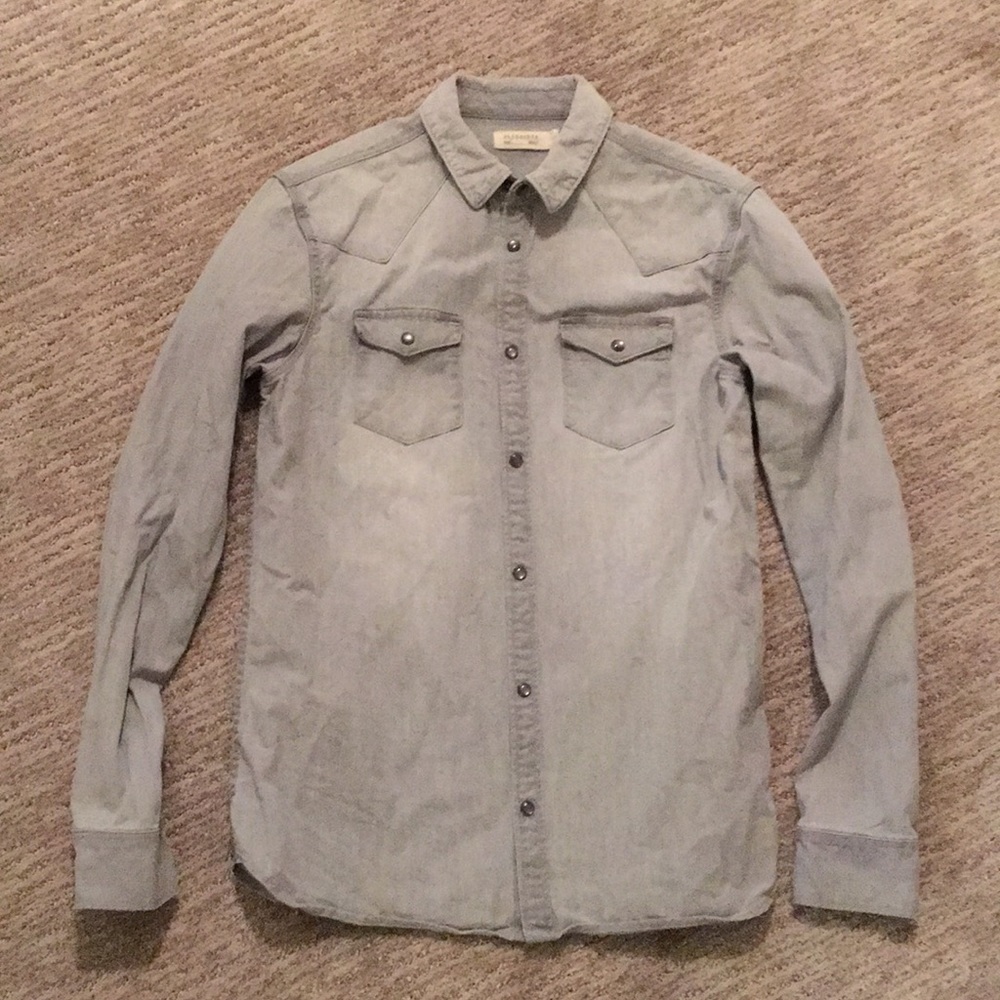 All Saints button up western shirt